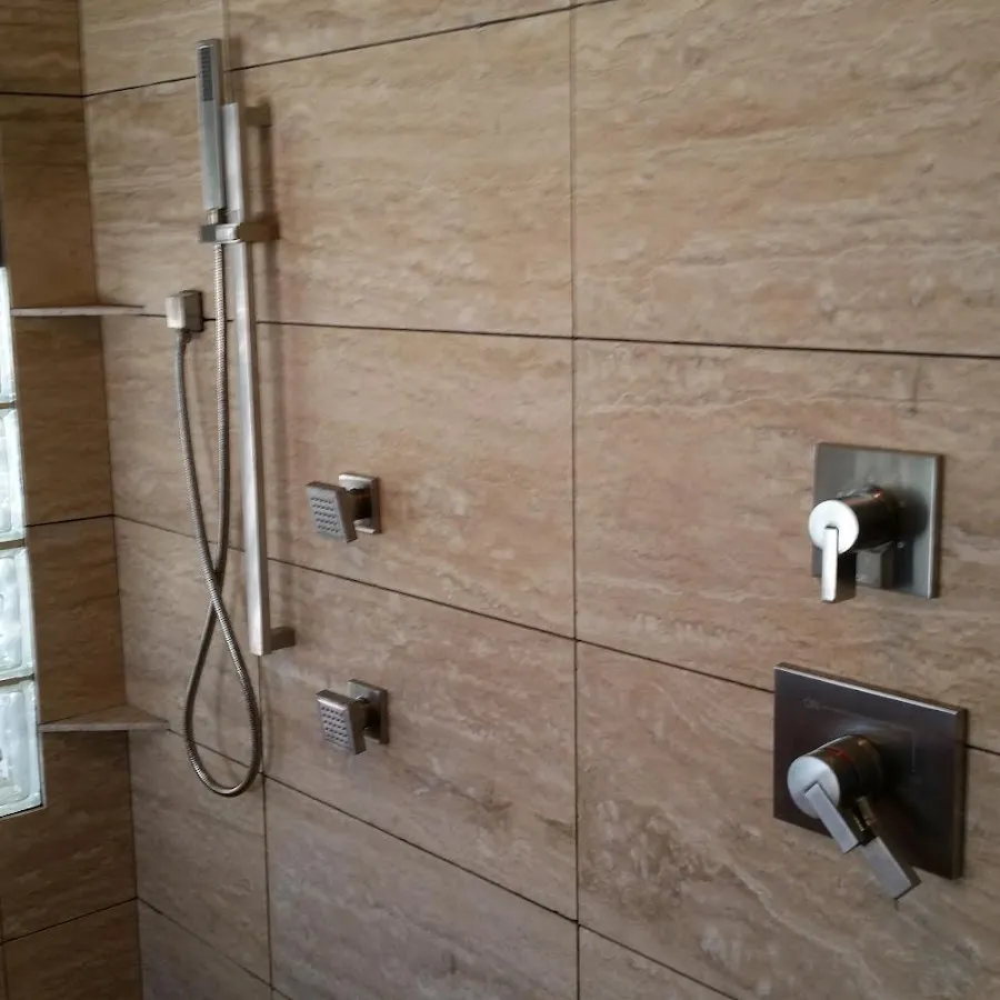 Shower fixture installation for Water Heater Replacement in Glendale Heights